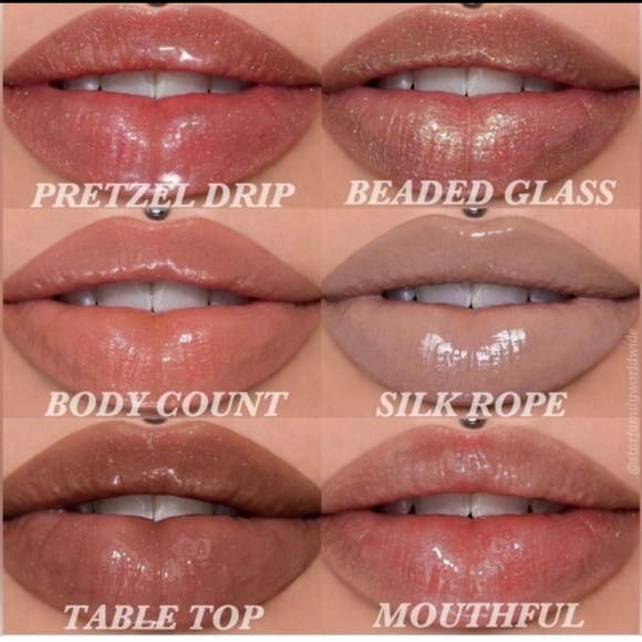 Jeffree Star Pretzel Drip & Beaded Glass Lip Gloss Bundle - Picture 2 of 2